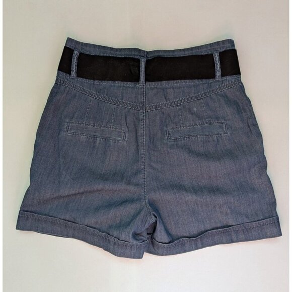 Gap Bottega Women's Paperbag, Pleated Front Belted Shorts Size 2/26 - Picture 2 of 7